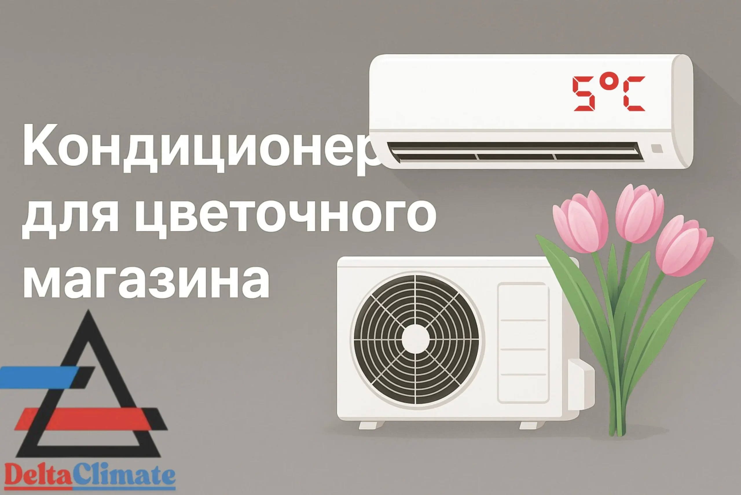 кондиционер для цветочного магазина