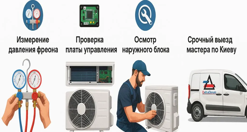 Срочная диагностика кондиционера Киев